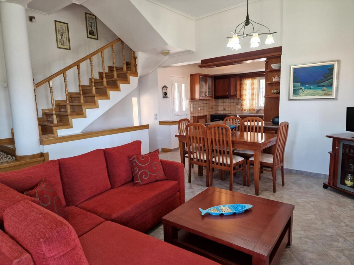 Villa Liana : Luxury Villa With Fantastic Sea View, Near Airport Pórto Ráfti Extérieur photo