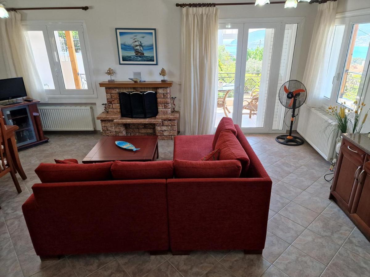 Villa Liana : Luxury Villa With Fantastic Sea View, Near Airport Pórto Ráfti Extérieur photo