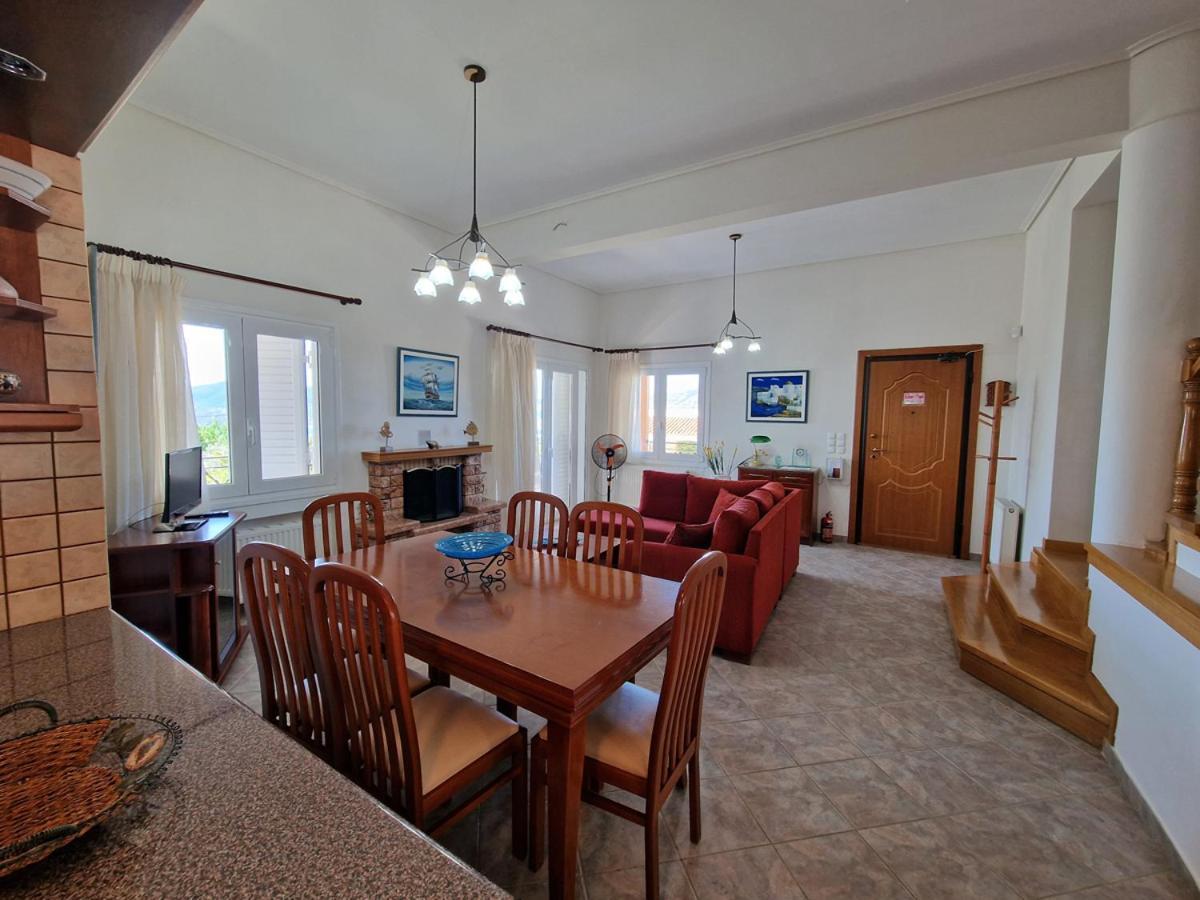 Villa Liana : Luxury Villa With Fantastic Sea View, Near Airport Pórto Ráfti Extérieur photo