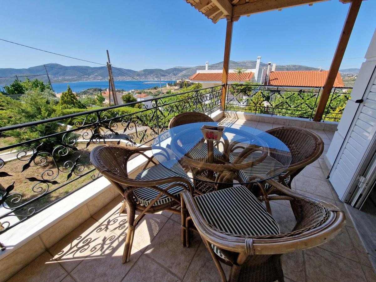 Villa Liana : Luxury Villa With Fantastic Sea View, Near Airport Pórto Ráfti Extérieur photo