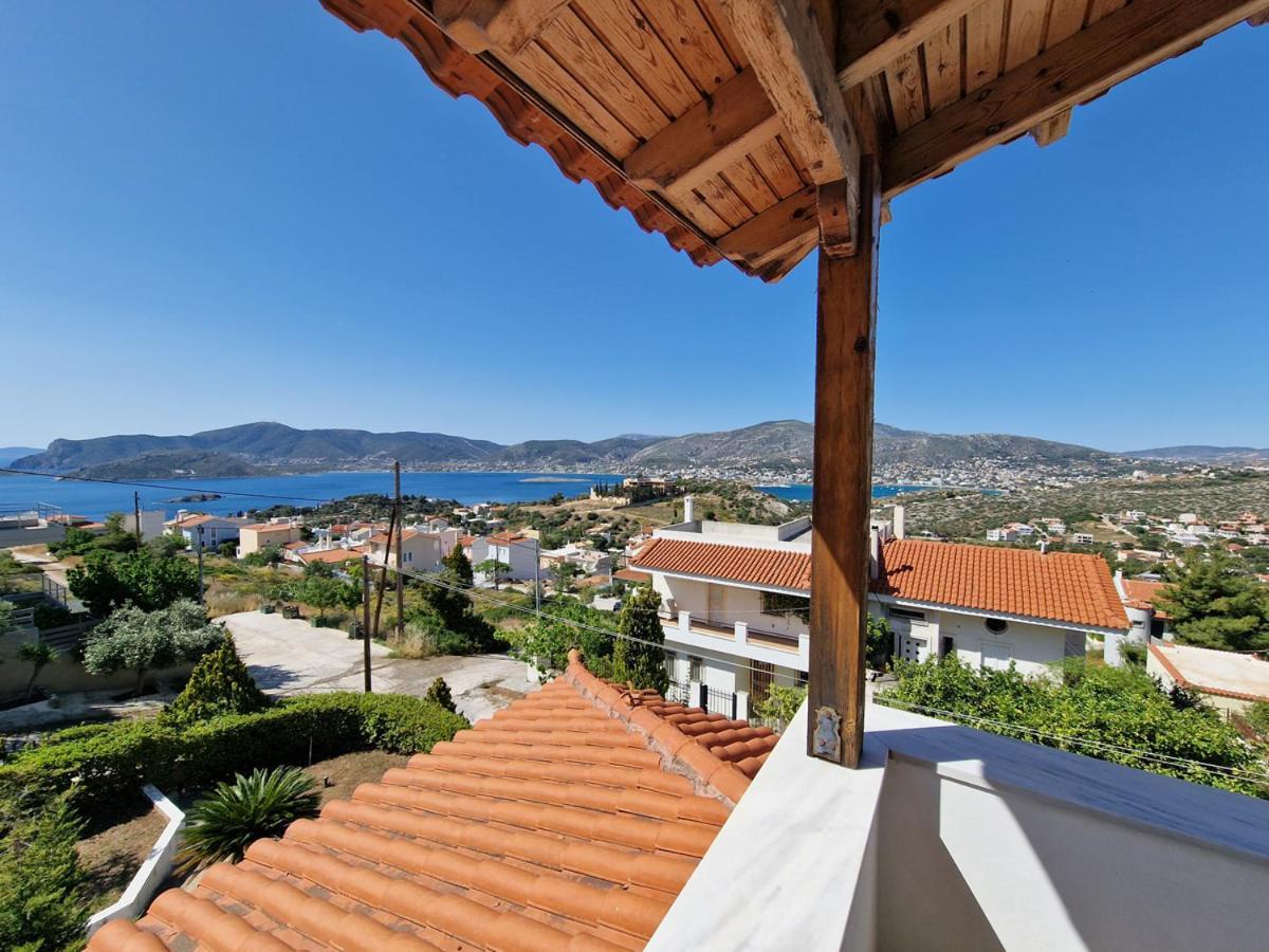 Villa Liana : Luxury Villa With Fantastic Sea View, Near Airport Pórto Ráfti Extérieur photo
