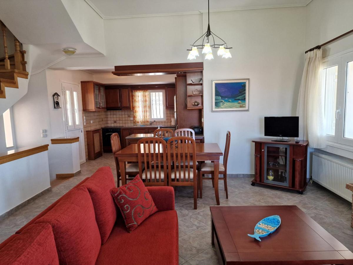 Villa Liana : Luxury Villa With Fantastic Sea View, Near Airport Pórto Ráfti Extérieur photo