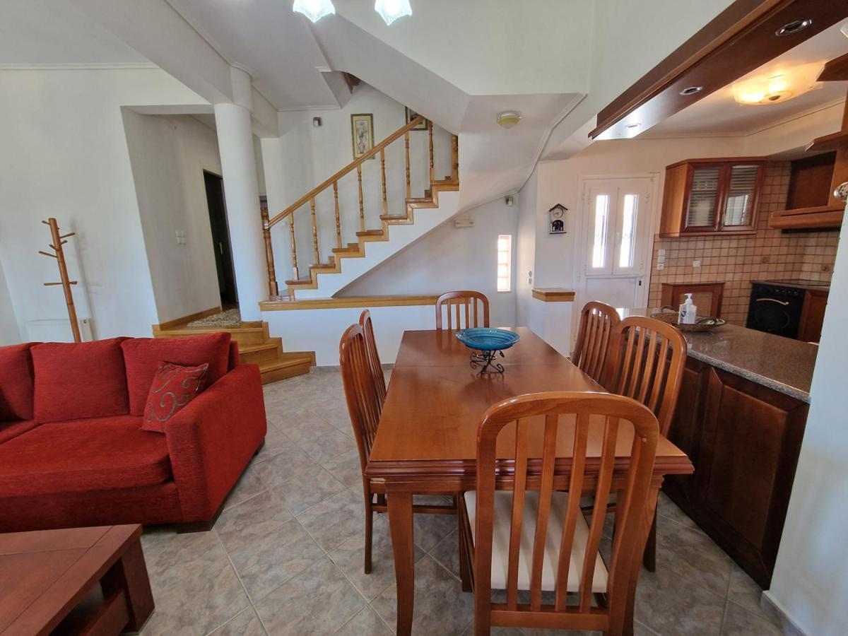 Villa Liana : Luxury Villa With Fantastic Sea View, Near Airport Pórto Ráfti Extérieur photo