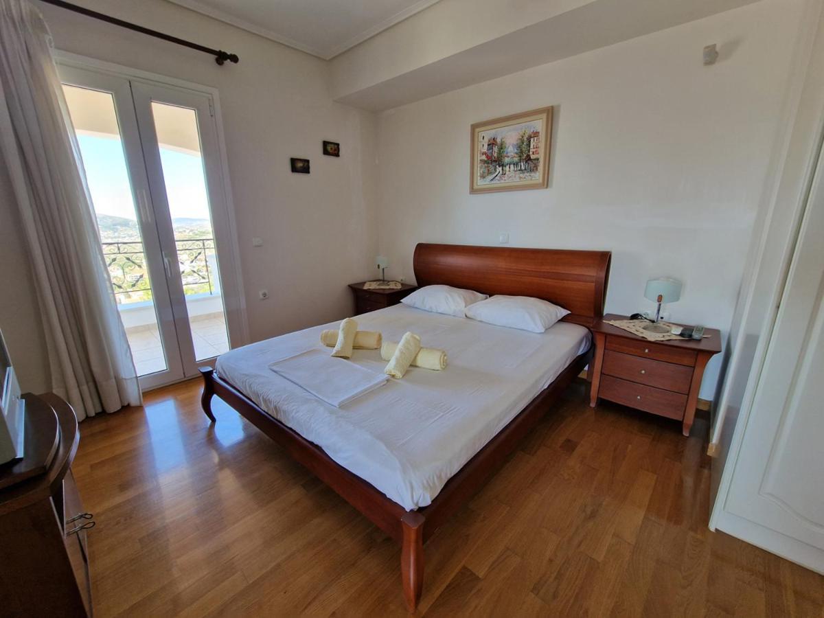 Villa Liana : Luxury Villa With Fantastic Sea View, Near Airport Pórto Ráfti Extérieur photo
