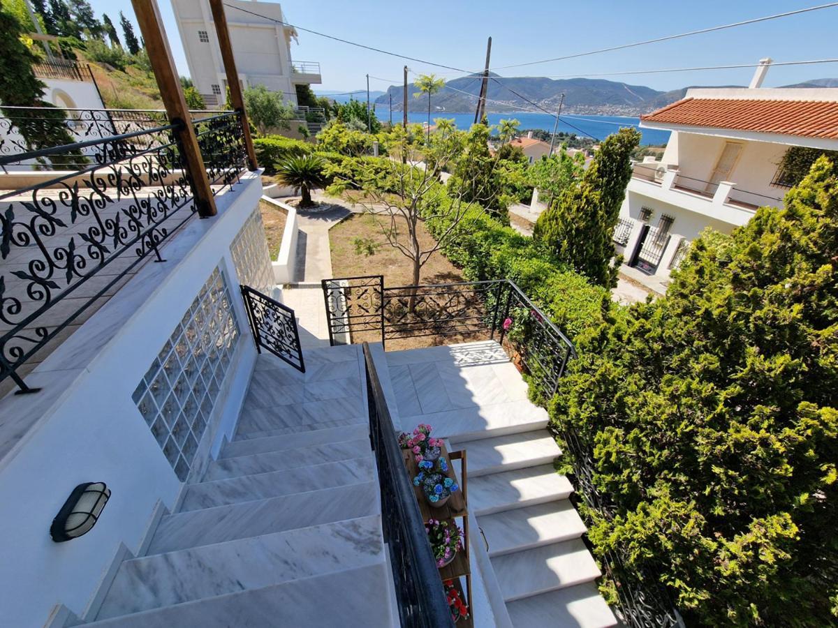 Villa Liana : Luxury Villa With Fantastic Sea View, Near Airport Pórto Ráfti Extérieur photo