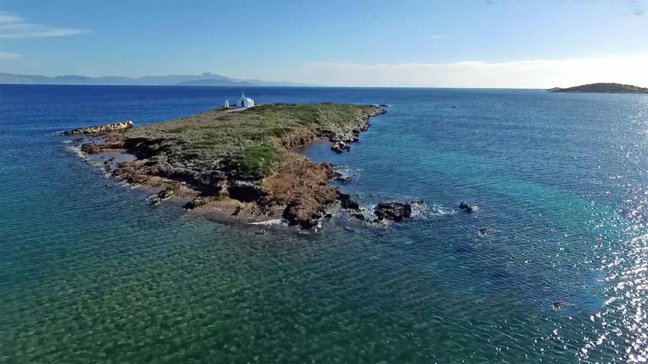 Villa Liana : Luxury Villa With Fantastic Sea View, Near Airport Pórto Ráfti Extérieur photo